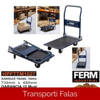 KARROCË SHTYTËSE MAX. KAPACITETI 150 KG - 8,34 KILOGRAM