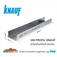 KNAUF UW 50 x40 - 4M Profil Perimetral i zinkuar,Çmimi për 1m