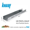 KNAUF UW 75 x40 - 4M Profil Perimetral i zinkuar. Çmimi për 1m KNAUF UW 75 x40 - 4M Profil Perimetral i zinkuar. Çmimi për 1m
