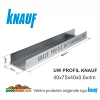 KNAUF UW 75 x40 - 4M Profil Perimetral i zinkuar. Çmimi për 1m