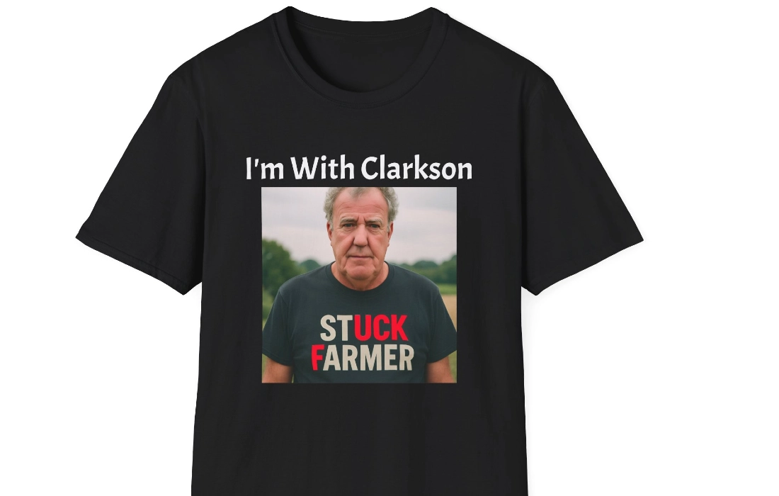 jeremy clarkson stuck farmer t shirt