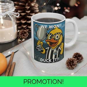 Newcastle United Carabao Cup mug Celebration, Football So..