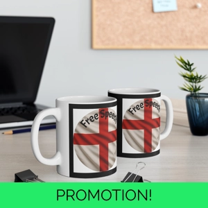 Mug St George Flag Free Speech Inspirational Coffee Cup
