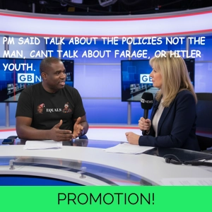 David Lammy Political Satire T-Shirt β Farage & βHitler Yo..