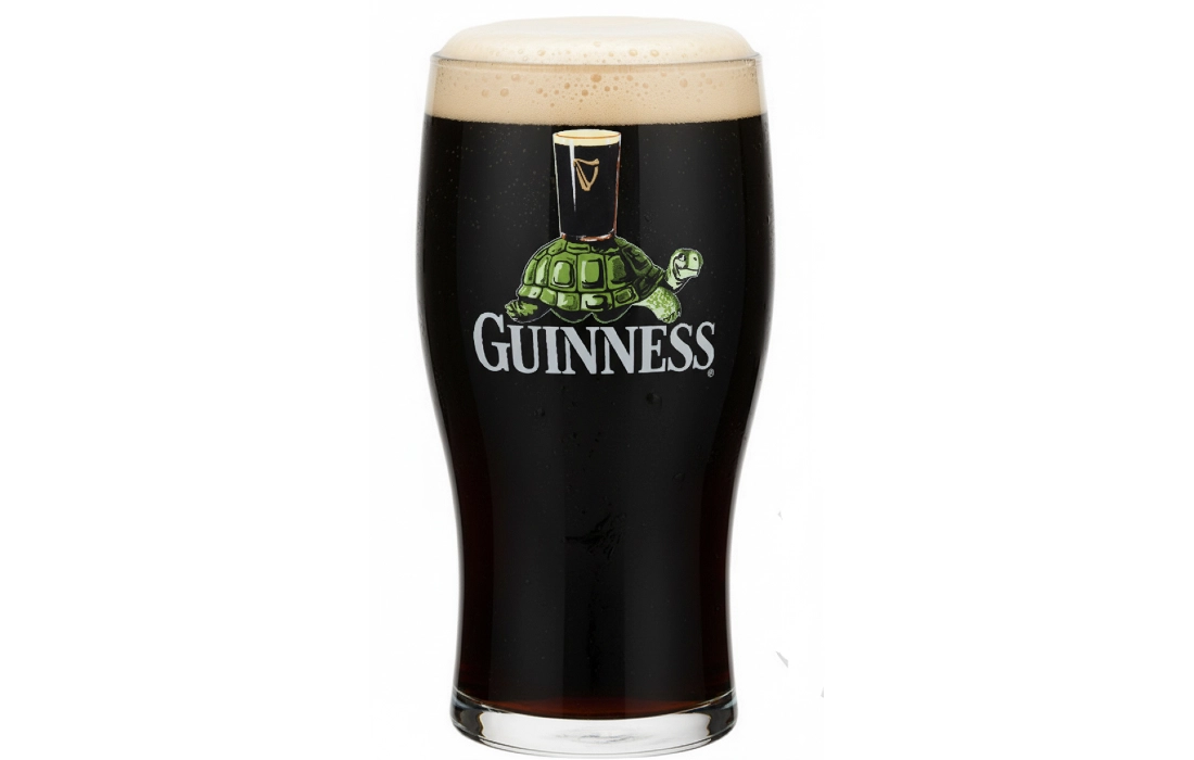 Personalised Guinness Tortoise pint beer mug with gift box