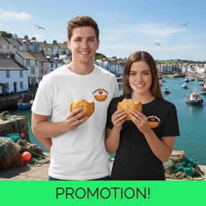 I Love Cornish Pasty Unisex T-Shirt | Funny Cornish Gift | Pasty Lover Apparel