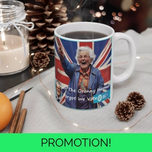 Starmer The Granny Harmer Mug Rude Funny Novelty Political..