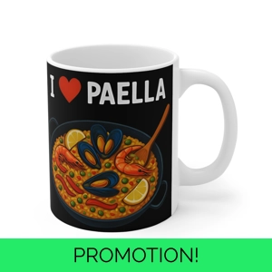 I Love Paella Mug is the perfect gift for foodies recipe