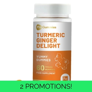Prowise Turmeric Ginger Delight: Turmeric Ginger Delight 60 vegan gummies