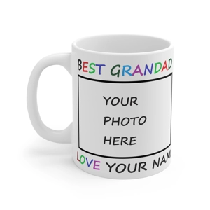 Best Grandad, Best Grandma, Personalised 11oz mug