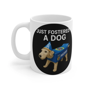 Coffee Mug - Funny Cockapoo Dog Dressed in Fosters lagar Beer Pack, Cup, Tea Mug,