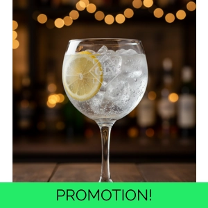 Novelty Gin Glass –