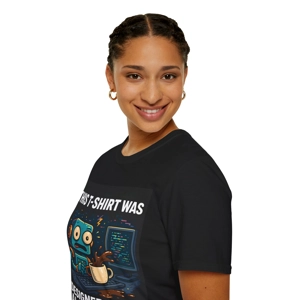Funny AI T-Shirt, Algorithm Coffee Tee, Unisex Graphic Shirt, Computer
