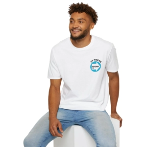 White t shirt with reform UK logo text message u k needs reform