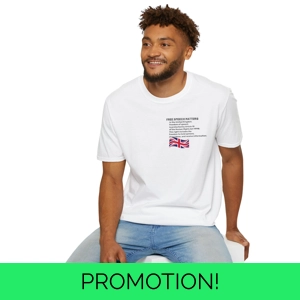 Free speech matters quality tee as supported by the free speech union.