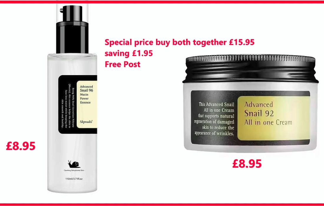 Advance snail mucin hydration