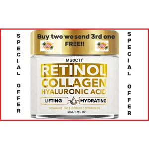 1.7 FL.OZ (60ML), Retinol Collagen Firming Cream  buy two get third free