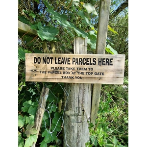 Custom Rustic Style Wooden Sign