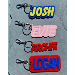 Acrylic Bag Tags