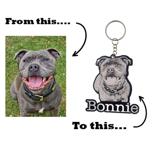 Pet Photo Keyring