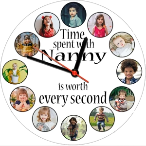 Personalised Glass Photo Clock