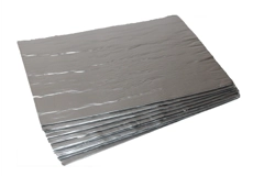 ButylMAT Sound Deadening Insulation 20 Sheets 220 x 150mm Aluminium Butyl Soundproofing Material