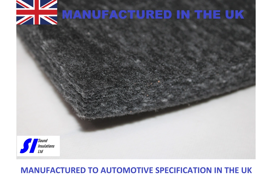 SIFELT 400gsm 20mm Acoustic & Thermal Insulation Material 3m x 1m Sound Proofing Deadening