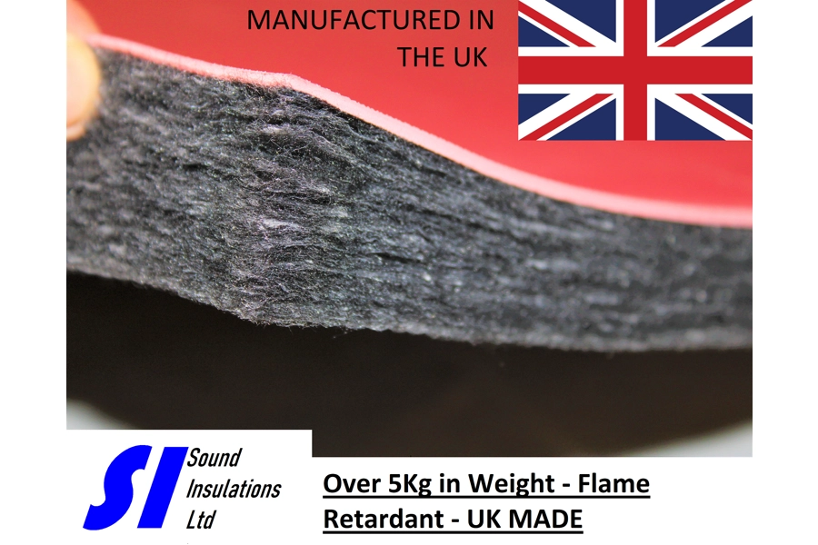 VBLAM23 23mm Thick Dual Acoustic & Thermal Laminate Insulation Material 1m x 2m 5.4kg/m2