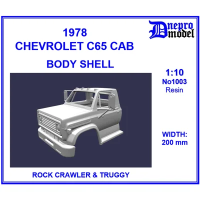 1978 CHEVROLET C65 CAB BODY SHELL 1/10