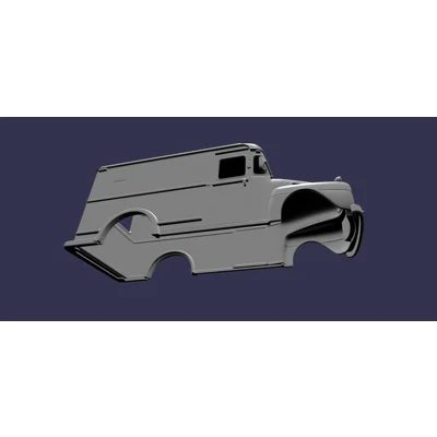 1950 FORD F3 WITH BOYERTOWN POSTAL CARGO BODY, BODY SHELL 1/10