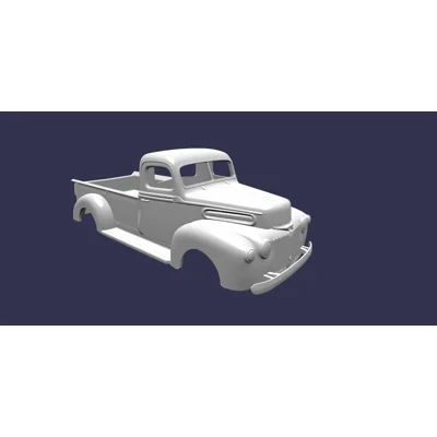 1945 FORD PICKUP, BODY SHELL 1/10 1945 FORD PICKUP, BODY SHELL 1/10