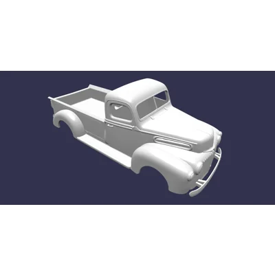 1945 FORD PICKUP, BODY SHELL 1/10 1945 FORD PICKUP, BODY SHELL 1/10