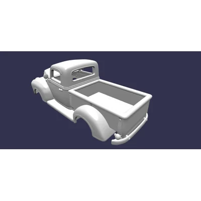 1942 FORD PICKUP, BODY SHELL 1/10 1942 FORD PICKUP, BODY SHELL 1/10