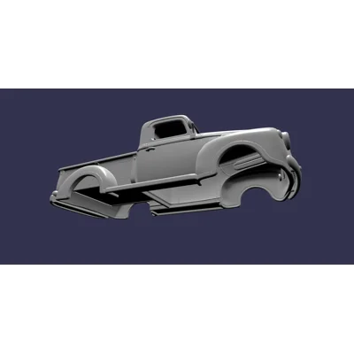1942 FORD PICKUP, BODY SHELL 1/10 1942 FORD PICKUP, BODY SHELL 1/10