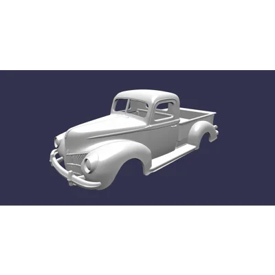 1940 FORD PICKUP, BODY SHELL 1/10 1940 FORD PICKUP, BODY SHELL 1/10