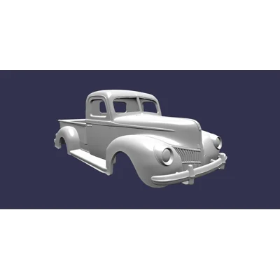 1940 FORD PICKUP, BODY SHELL 1/10 1940 FORD PICKUP, BODY SHELL 1/10
