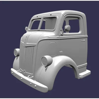1941 FORD COE CAB, BODY SHELL 1/10 1941 FORD COE CAB, BODY SHELL 1/10