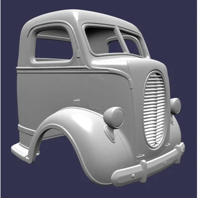 1938 FORD COE CAB, BODY SHELL 1/10 1938 FORD COE CAB, BODY SHELL 1/10