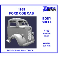 1938 FORD COE CAB, BODY SHELL 1/10