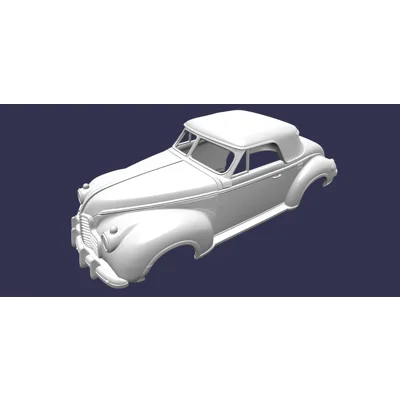 1940 BUICK SUPER 56C CONVERTIBLE COUPE, BODY SHELL 1/10 1940 BUICK SUPER 56C CONVERTIBLE COUPE, BODY SHELL 1/10