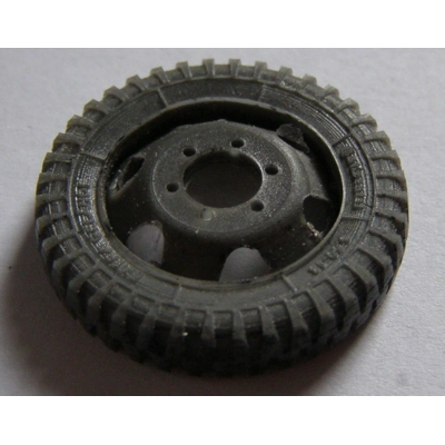 Wheels 6.5x18 Continental 1/35. Recommended for Opel Blitz Type 2,5-32 1,5 ton ICM 35401, 35402 1/35