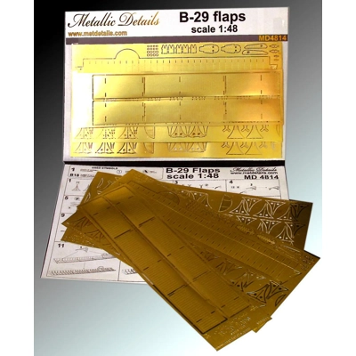 Detailing set for aircraft model B-29. Flaps 1/48 Detailing set for aircraft model B-29. Flaps 1/48
