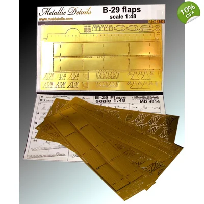 Detailing set for aircraft model B-29. Flaps 1/48