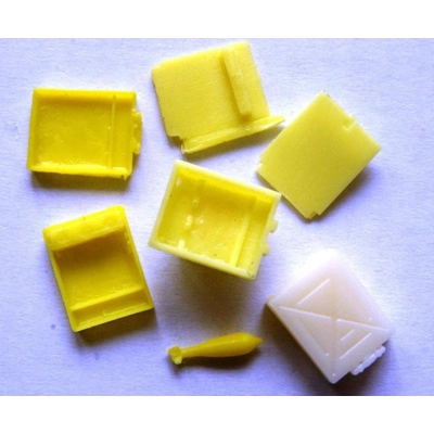 German 80mm mortar ammo & ammo box 1/35