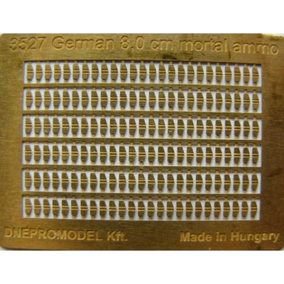 German 80mm mortar ammo & ammo box 1/35