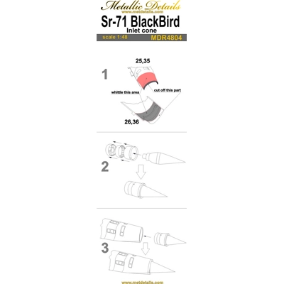 SR-71 Blackbird. Inlet cone 1/48 SR-71 Blackbird. Inlet cone 1/48