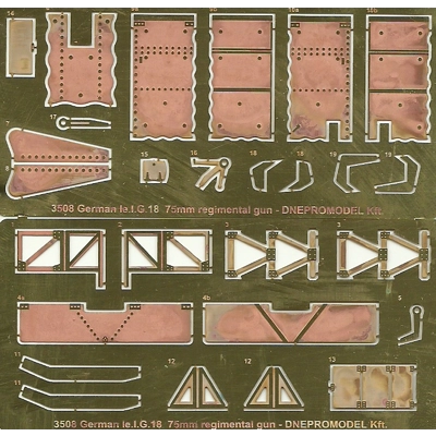 German le.I.G.18 75mm regimental gun 1/35