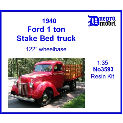 Ford 1.0 ton Stake Bed truck 1/35