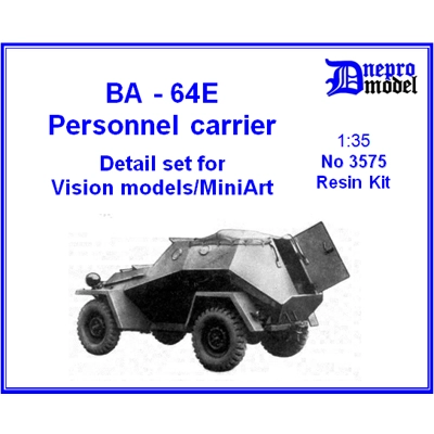 BA-64E Personnel carrier Detail set for Vision models/ MiniArt 1/35