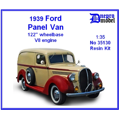 1939 Ford Panel Van 122” wheelbase V8 engine 1/35